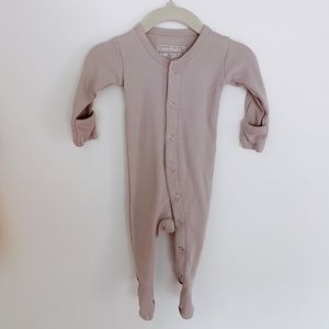 L’ovedbaby | Grey Snap Footie Pjs